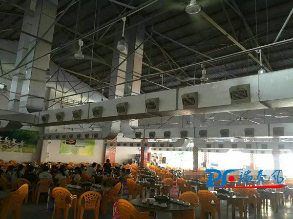 餐廳降溫解決方案——安裝潤東方環(huán)?？照{(diào)圖片